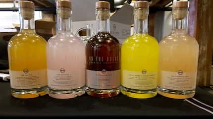 A lineup of OTR's bottled cocktails from 2017, in the days before Beam Suntory acquired...