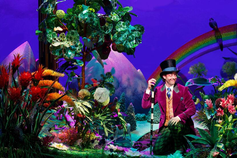 Christian Borle as Willy Wonka in Roald Dahl's  Charlie and the Chocolate Factory,  shown in...