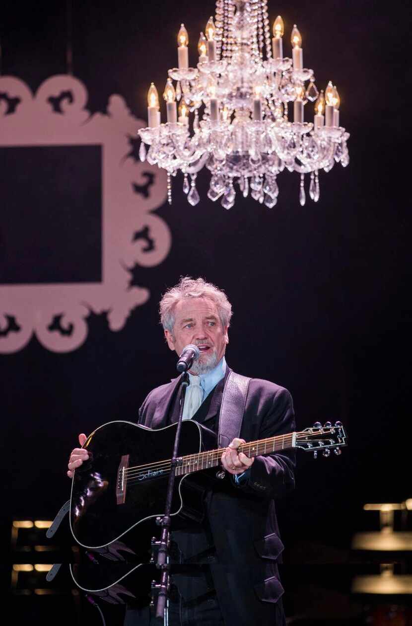 
Musician Larry Gatlin rehearses for the Texas Medal of the Arts Awards. 
