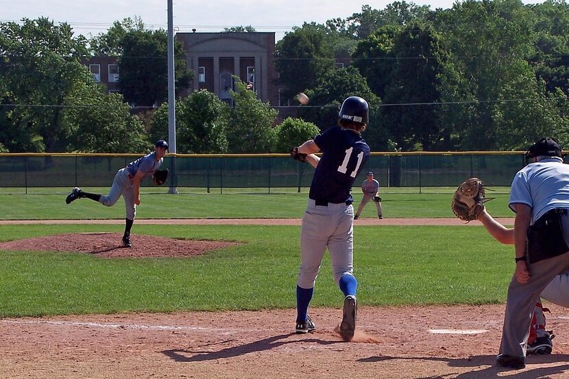 Kyler Brown at bat on June 19, 2009.