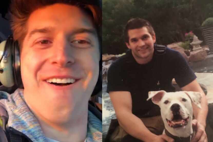 Trevor Cadigan (left) and Brian McDaniel died in Sunday's helicopter crash.