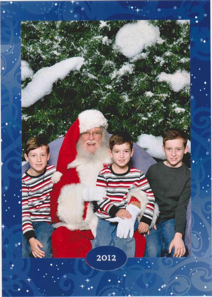 Christmas 2012 : Cooper (7), Nathan (4) and Ryan (10). There was no fighting among the boys,...