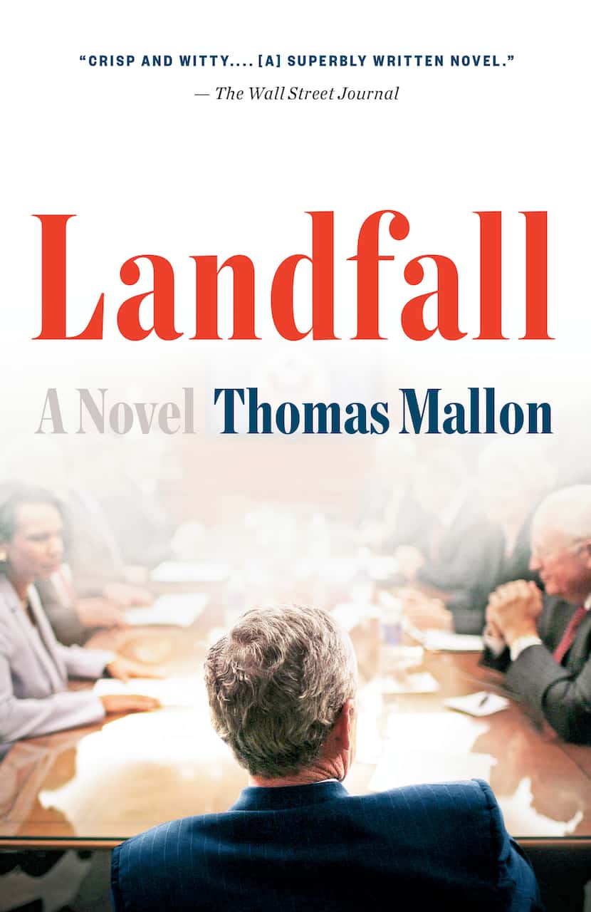 The cover of Thomas Mallon's work of historical fiction, Landfall, which was released in...