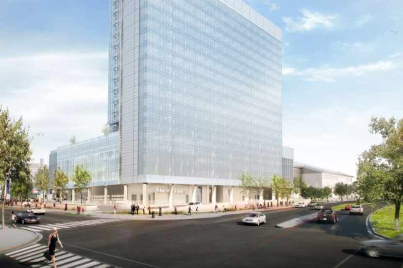  The Omni Frisco Hotel is expected to open in 2017 as part of The Star complex. (Artist's...