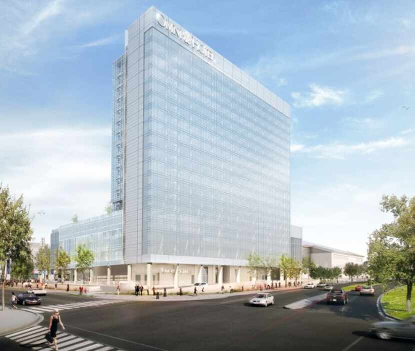  The Omni Frisco Hotel is expected to open in 2017 as part of The Star complex. (Artist's...
