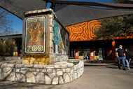 The main entrance past ticketing at the Dallas Zoo. The zoo hopes to open a new parking...