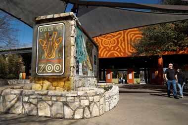 The main entrance past ticketing at the Dallas Zoo. The zoo hopes to open a new parking...