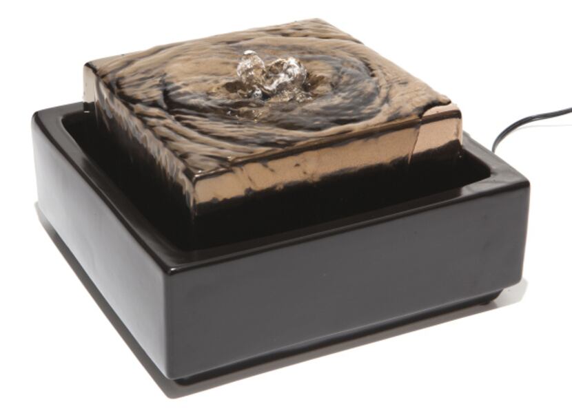 “Fuji” tabletop fountain, $30, Z Gallerie