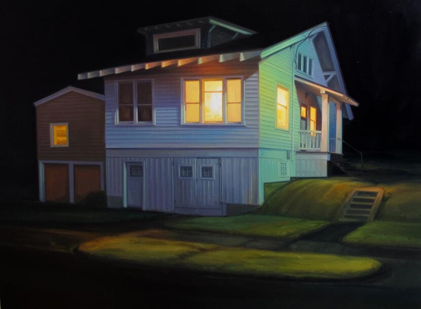 Sarah Williams’  Marine Drive , 2015, is included in her show “Area Codes”  at Talley Dunn...