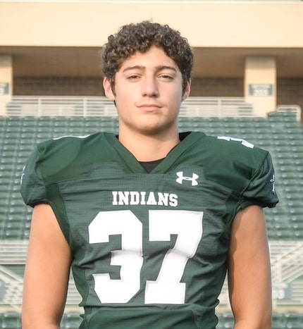 Waxahachie junior kicker Ethan Guillen.