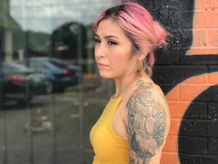 Betty Rodriguez, de 31 años de edad es una artista de tatuajes que Trabaja en Kings Tattoos...