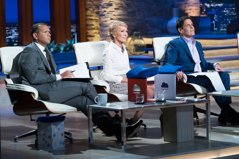 "Shark Tank" investors Alex Rodriguez, Barbara Corcoran and Mark Cuban hedge their bets on a...