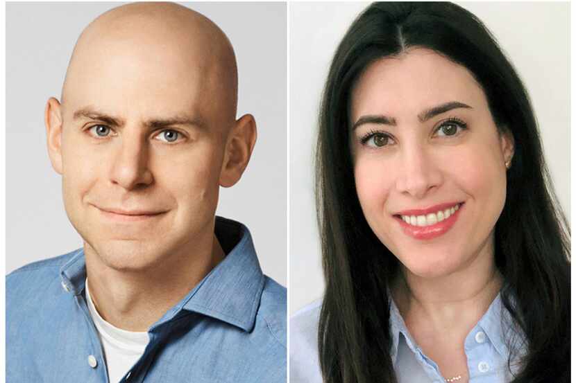 Psychologist and best-selling author Adam Grant and his wife, Allison Sweet Grant (right),...