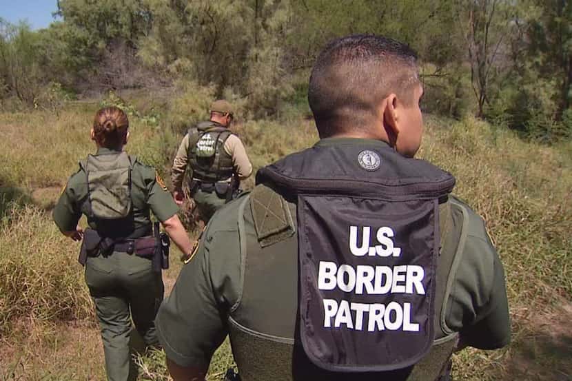 U.S. Border Patrol near the Texas-Mexico border