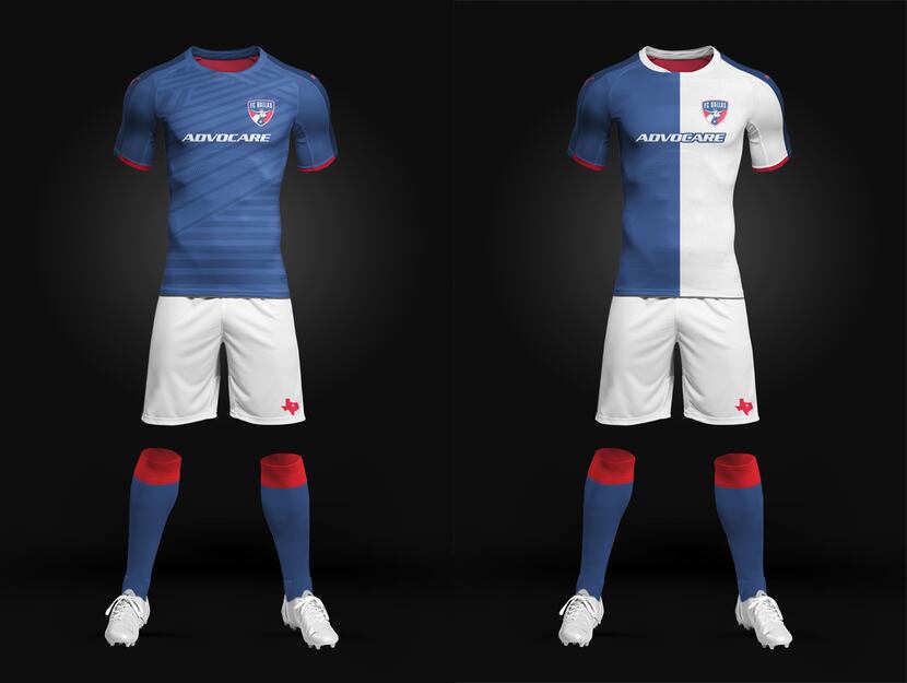Two new FC Dallas secondary kit concepts using interesting patterns by Justin.