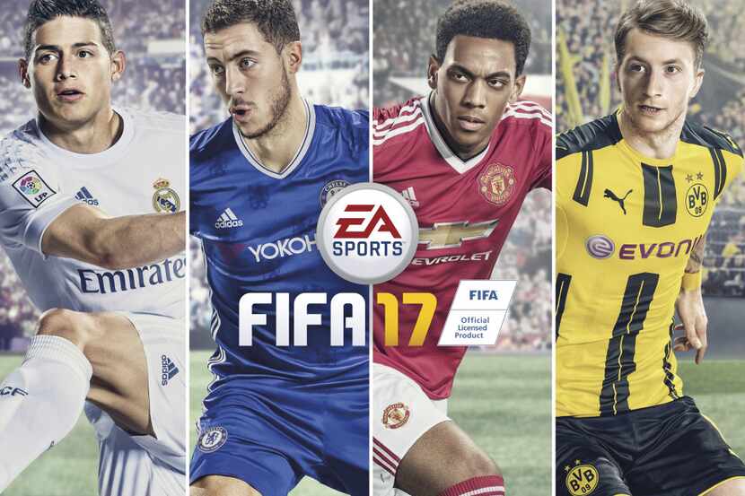 Official game covers for EA Sports FIFA 17. (Electronic Arts/TNS)