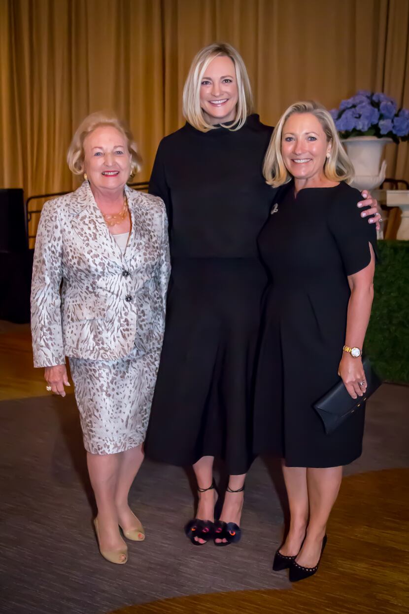 From left: Margot Perot, United Way CEO Jennifer Sampson and Carolyn Perot Rathgen, vice...