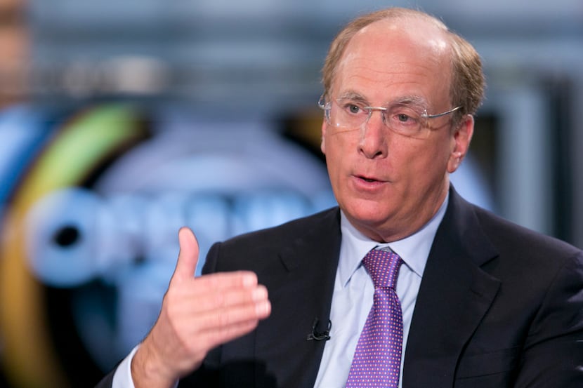 FILE - In this March 26, 2014 file photo, BlackRock Chairman and CEO Laurence Fink is...