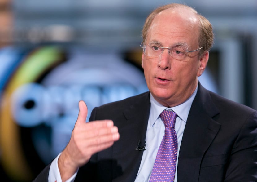 FILE - In this March 26, 2014 file photo, BlackRock Chairman and CEO Laurence Fink is...
