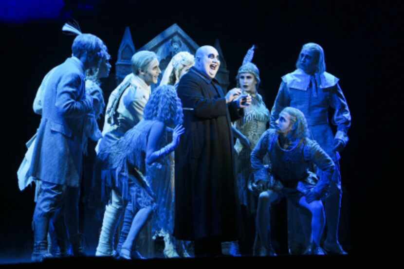 The Dallas audience is so into The Addams Family that it snaps its fingers every time the...