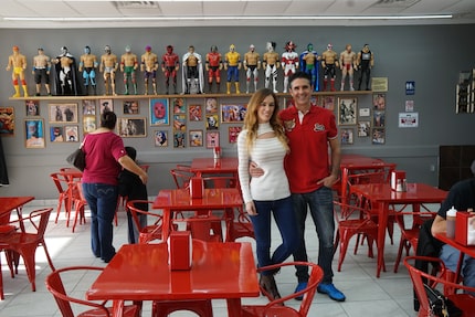 Zulma Vanessa Hernández Gómez and Rodolfo Jiménez, of Maskaras Mexican Grill in Oak Cliff...