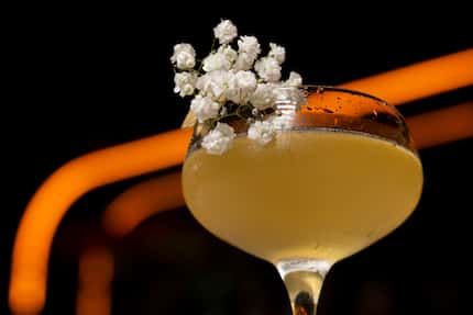 The Zen Moment cocktail is a mix of Bombay gin, St. Germain elderflower liqueur, jasmine...