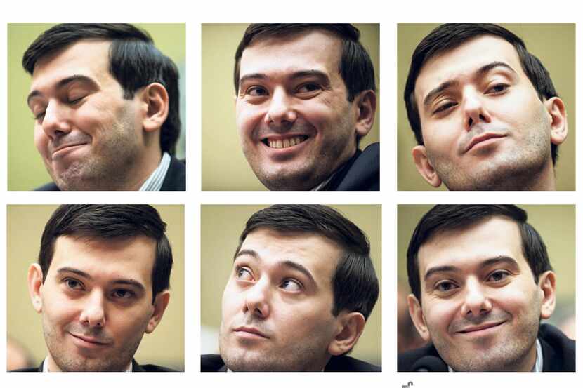 Martin Shkreli, former CEO of Turing Pharmaceuticals, smirked and declined to answer...