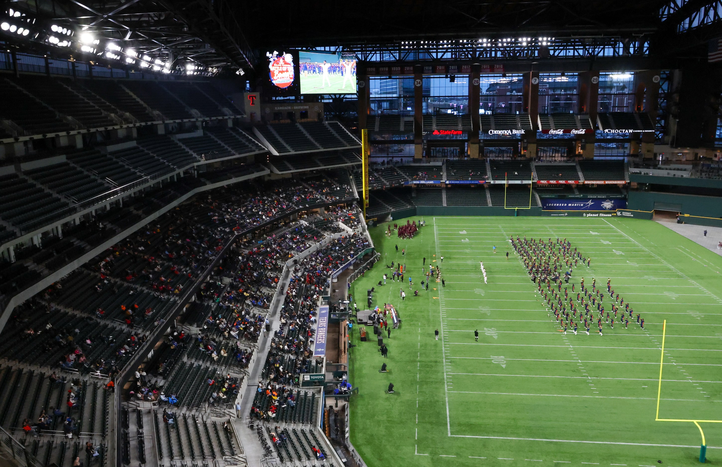 The Roland Parrish Battle of the Bands takes place at Globe Life Field in Arlington on...