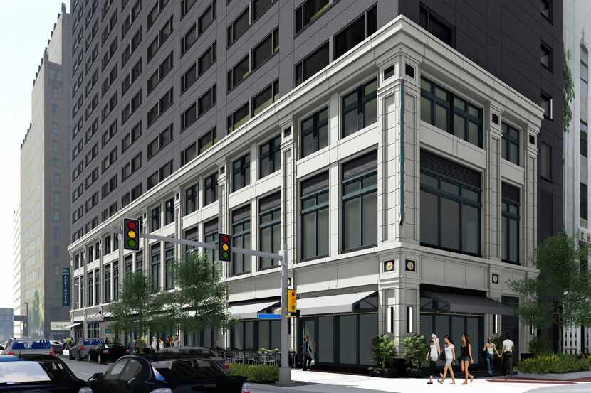 The AC Fort Worth Hotel is being built downtown on Main Street.
