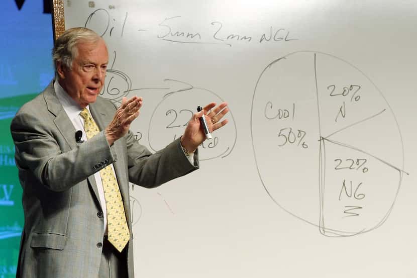Chairman of BP Capital Management T. Boone Pickens delivered the keynote address during the...