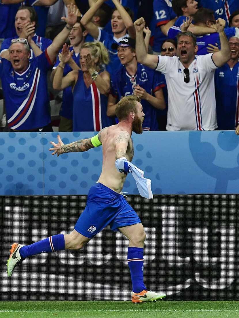 Islandia tiene jugadores muy altos. Foto GETTY IMAGES