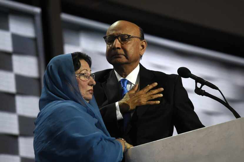Ghazala and Khizr Khan's son was an Army captain who died in Iraq in 2004 while protecting...
