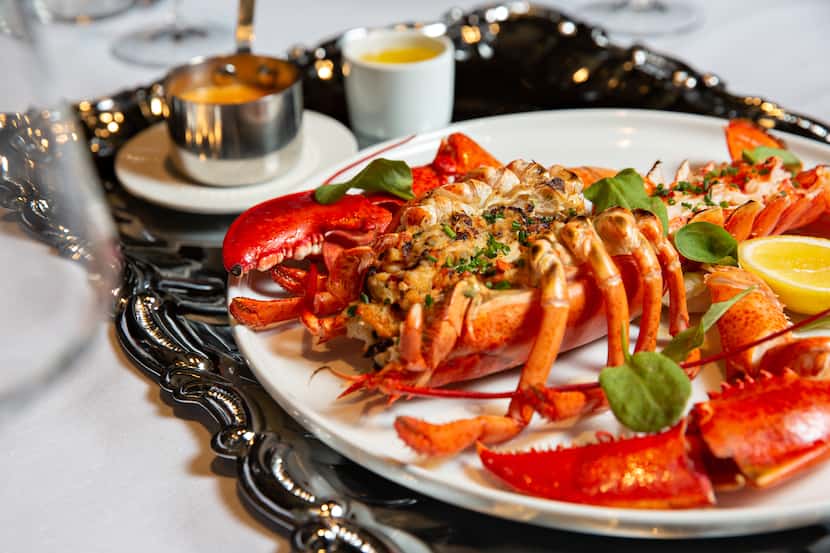 Beyond steaks, Dakota's serves seafood entrees like Maine lobster.