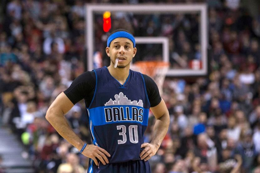 Mavericks guard Seth Curry has hit a rare cold shooting stretch as the Golden State Warriors...
