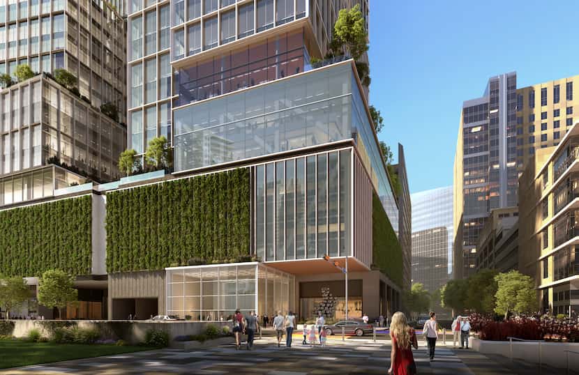 The new office tower would have about 8,000 square feet of ground floor retail.
