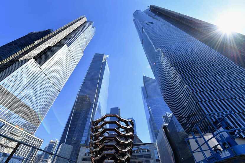 A view of Hudson Yards in New York City, the largest private real estate development in the...
