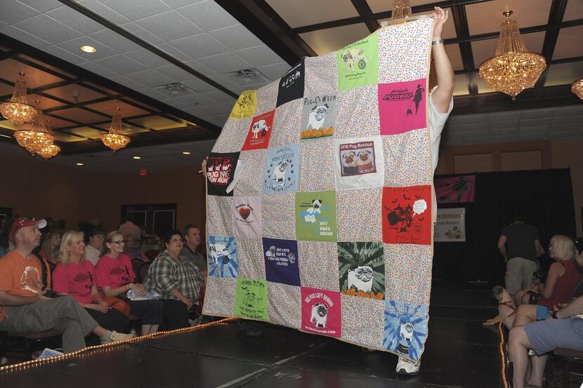 
You can learn how to make a T-shirt quilt like this one.
