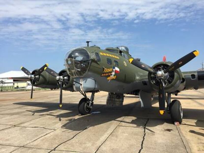 The B-17 Flying Fortress Texas Raiders.