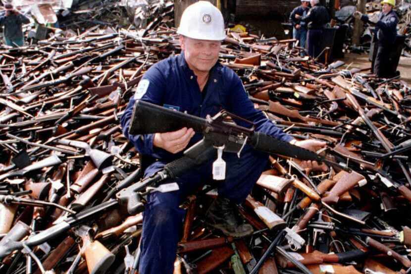 Australia held a weapons buyback program after a 1996 shooting in which 35 people were...