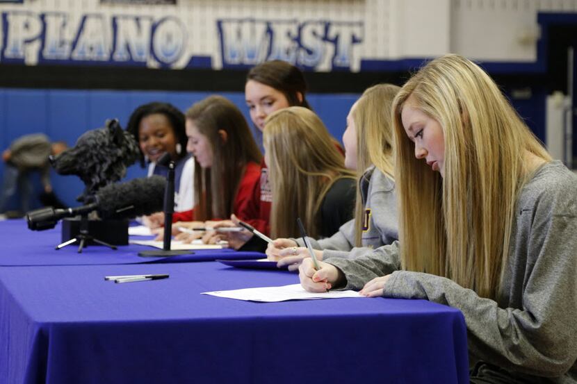 Plano West girls soccer player Ashley Smith signed to play for the University of Central...