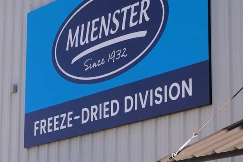 A look at the exterior of Muenster Milling's new facility in Denton.