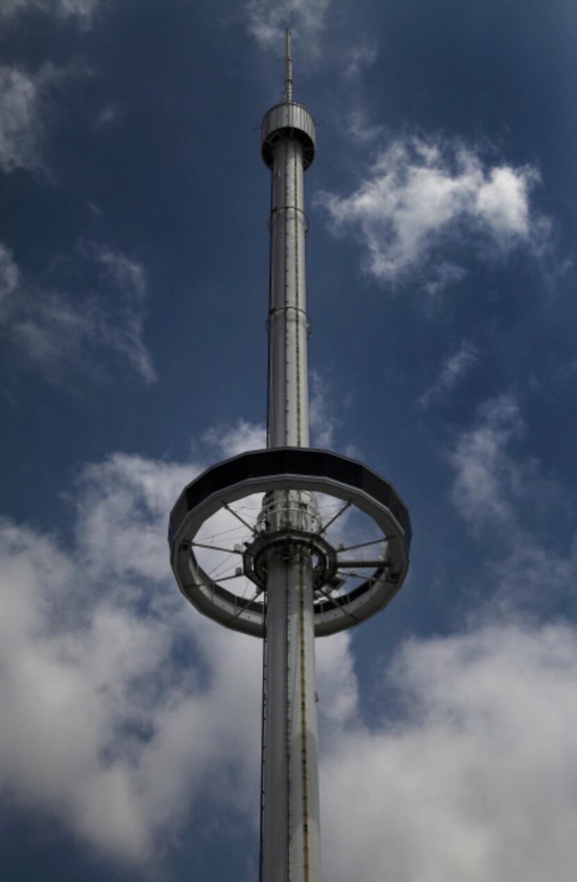 Top O' Texas Tower at the new Summer Adventures in Fair Park in Dallas, Texas on Wednesday,...