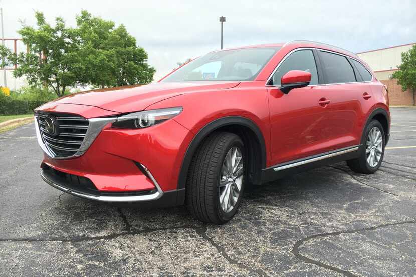 The 2016 Mazda CX-9 crossover sneered at the world with a big, bold five-bar grill(Robert...