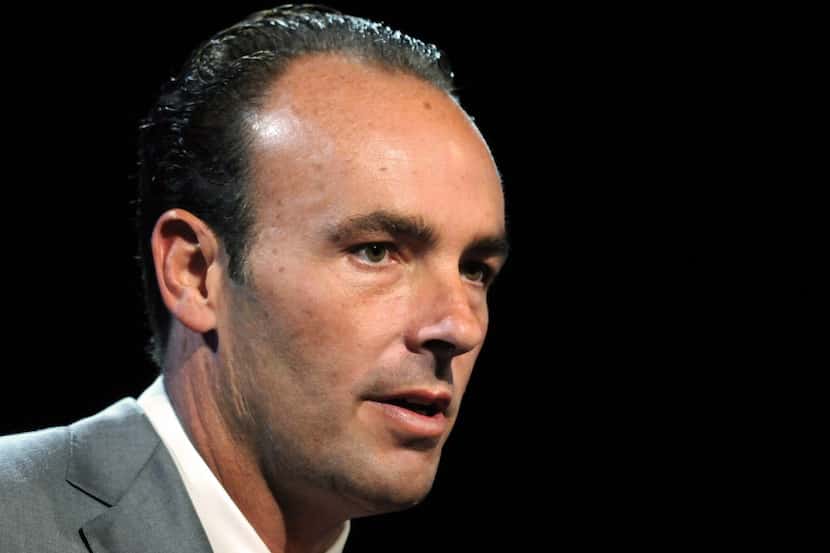 J. Kyle Bass, managing member with Hayman Advisors LP, speaks during the Value Investing...