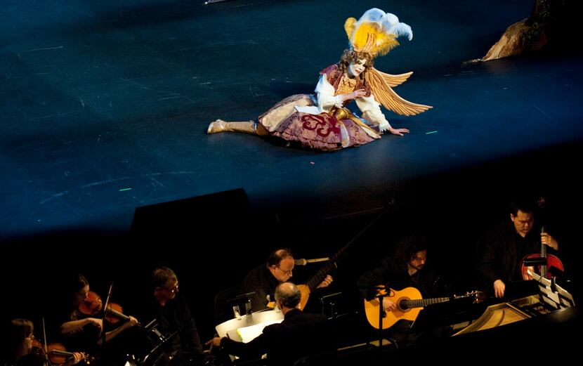 The Orchestra of New Spain staged production of "Cupid's New Weapons of Love" performed at...