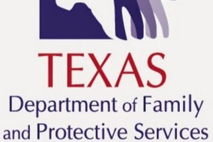  Logo for the Texas Department of Family and Protective Services, which oversees the state's...