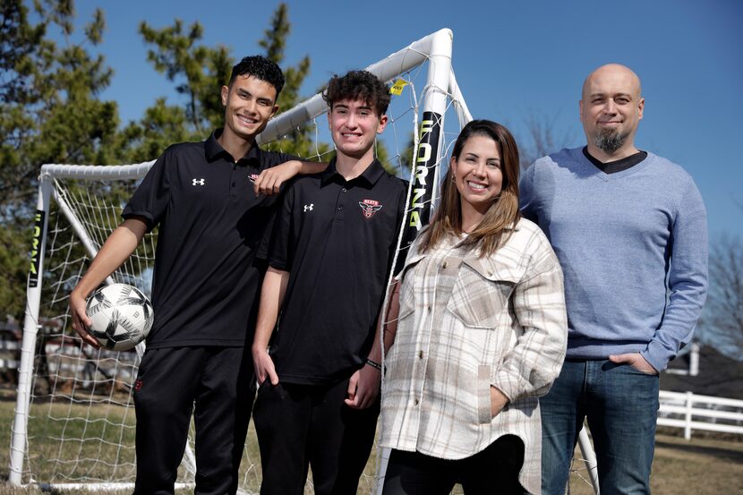 Rockwall Heath High School twins Lucas (left) and Rafael Ponzetto escaped an abusive family...