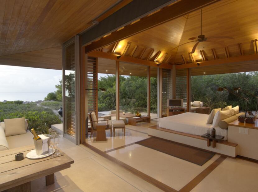 Ocean Pavilion at the Amanyara Resorts in the Turks and Caicos Islands.