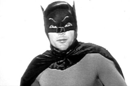 Adam West played Batman in the 1960s. He didn't host hotel training seminars.