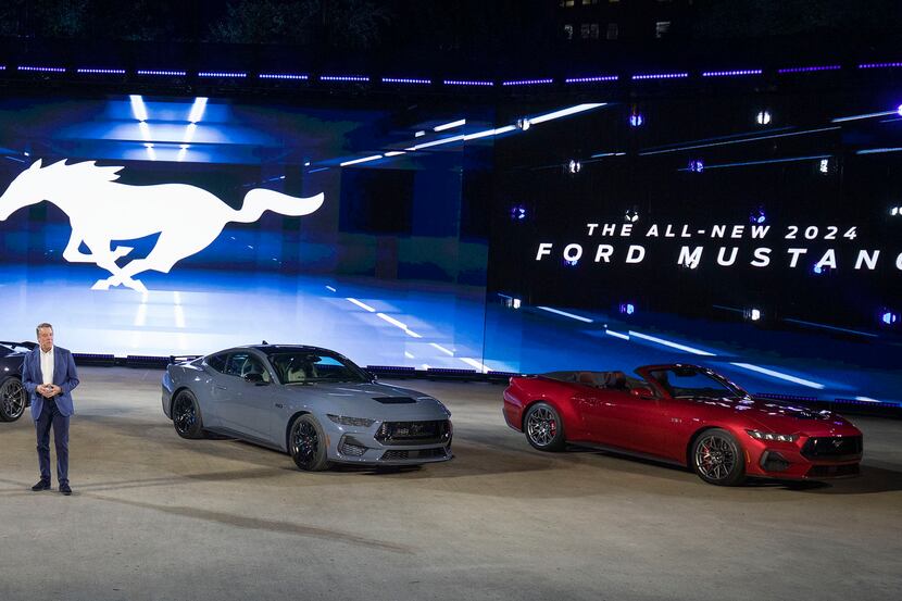 Ford Executive Chairman Bill Ford Jr. introduces the seventh generation 2024 Ford Mustang...